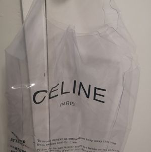 Celine plastic tote